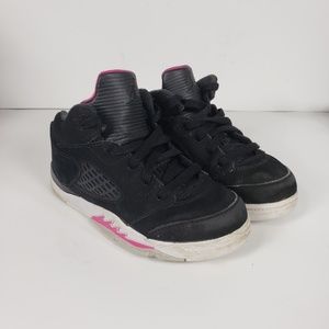 Girls' Nike Air Jordan V 5 Deadly Pink Retro GT